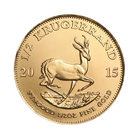 Krugerrand 1/2 Oz - Or - Diverses années