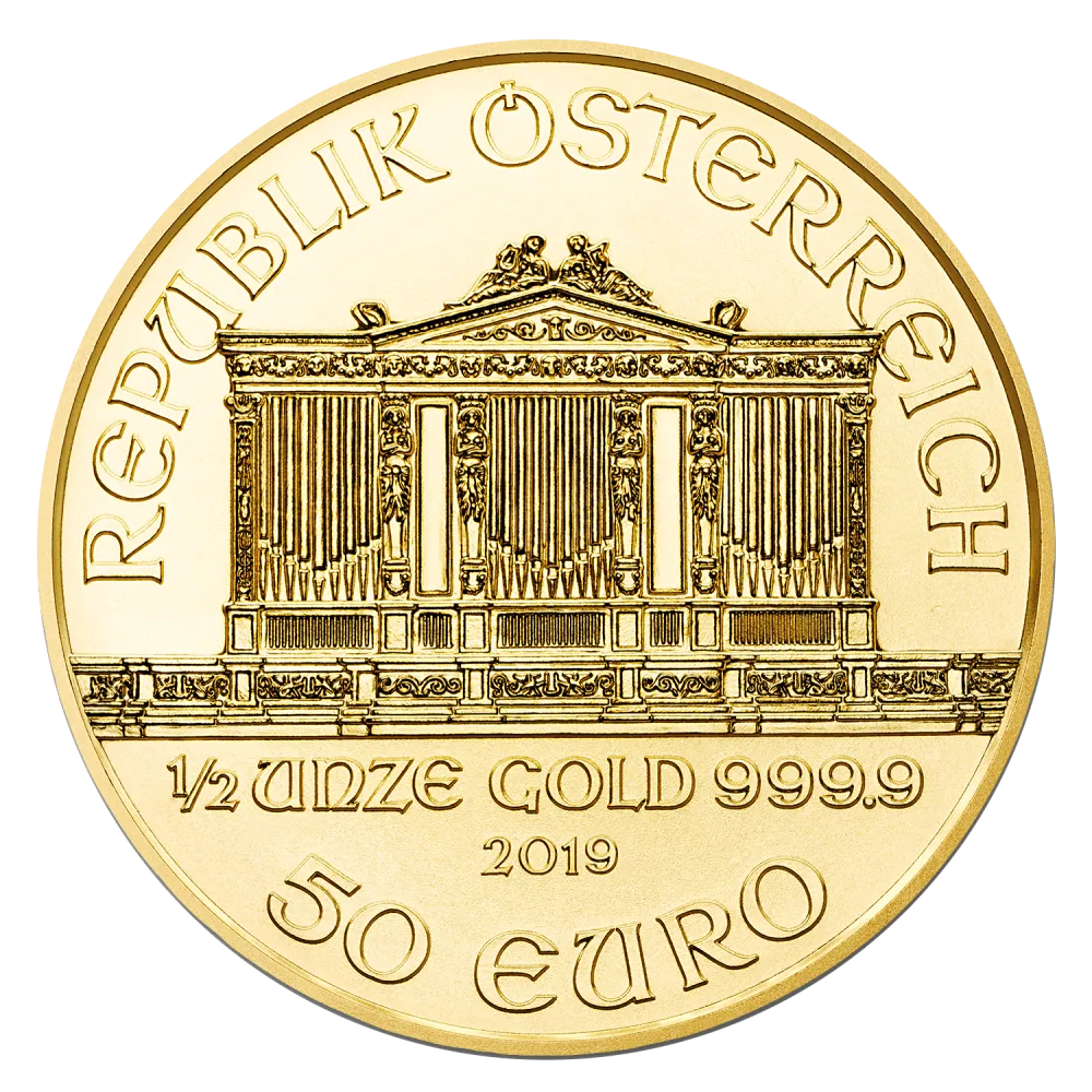 Philharmonique 1/2 Oz - Or - Diverses années