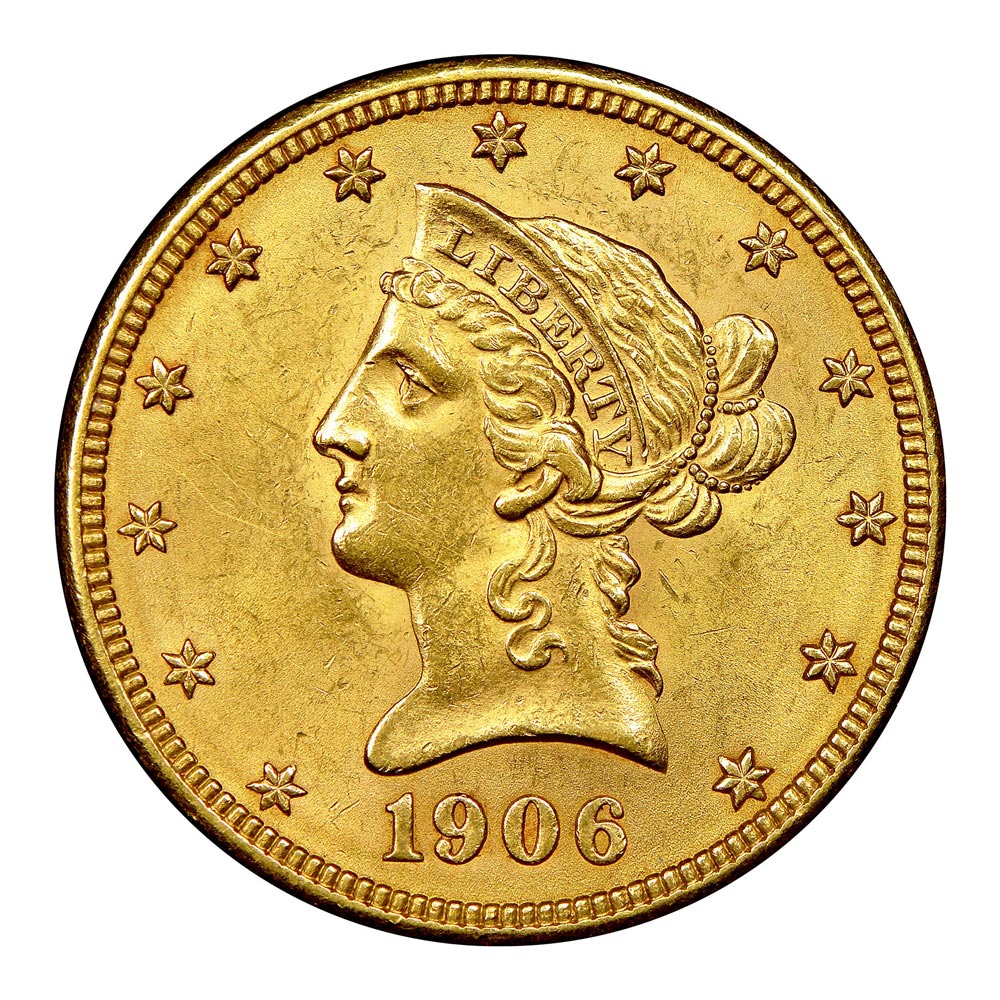10 Dollars (900) (Etats-Unis) - Or - Diverses années