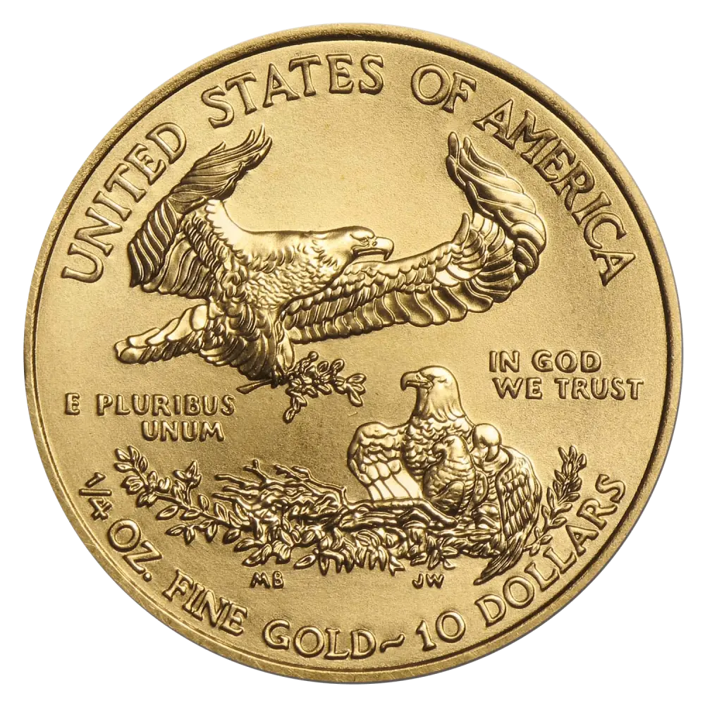 10 Dollars 1/4 Oz (917) (Etats-Unis) - Or - Diverses années