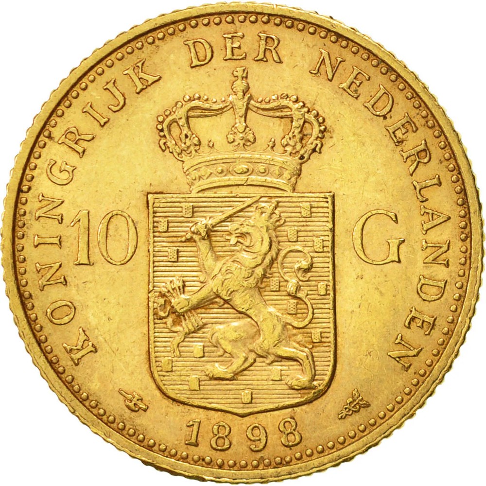 10 Gulden (Florins) - Or - Diverses années