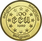 100 Écus (999) - Or - Diverses années