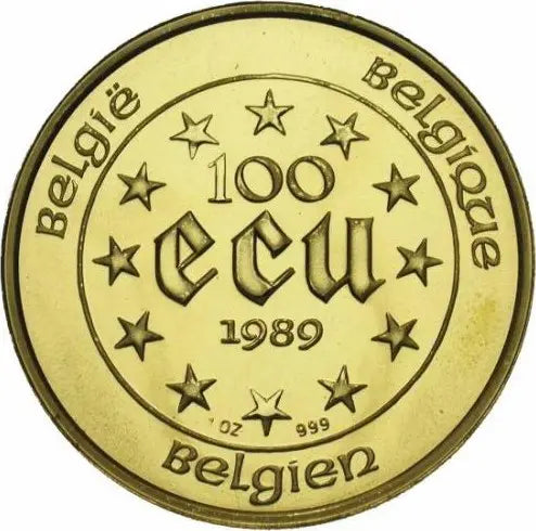 100 Ecus (.999) - Gold - Various years