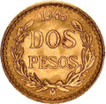2 Pesos (Mexique) - Or - Diverses années