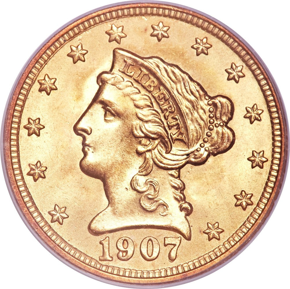 2.5 Dollar (900) (Etats-Unis) - Or - Diverses années