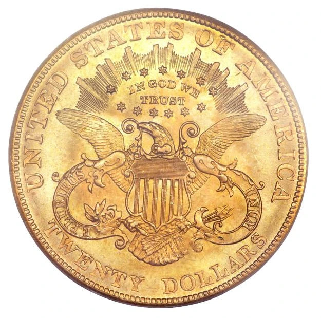 20 Dollars (900) (United States) - Gold - Various years