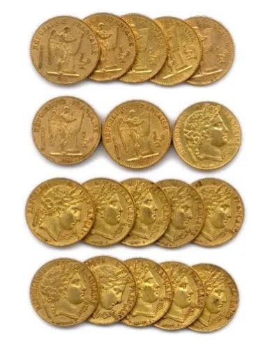 20 Francs - Or - Diverses années & origines