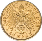 20 Mark (Allemagne) - Or - Diverses années