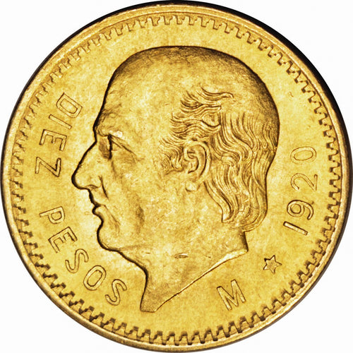 10 Pesos (Mexico) - Goud - Diverse jaartallen