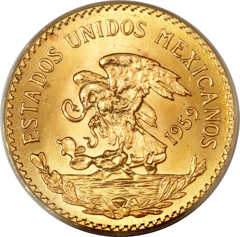 20 Pesos (Mexique) - Or - Diverses années