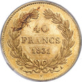 40 Francs - Gold - Various years & origins