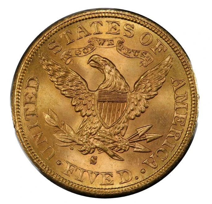 5 dollar (900) (Verenigde Staten) - Goud - Diverse jaren