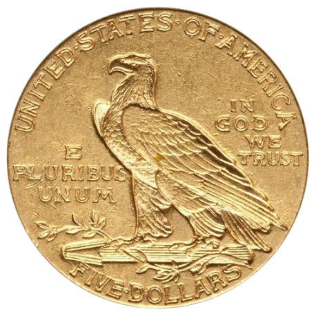 5 Dollars (900) (Etats-Unis) - Or - Diverses années