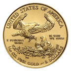 5 Dollars 1/10 Oz (.917) (United States) - Gold - Various years
