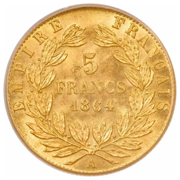 5 Francs - Or - Diverses années & origines