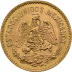 5 Pesos (Mexique) - Or - Diverses années