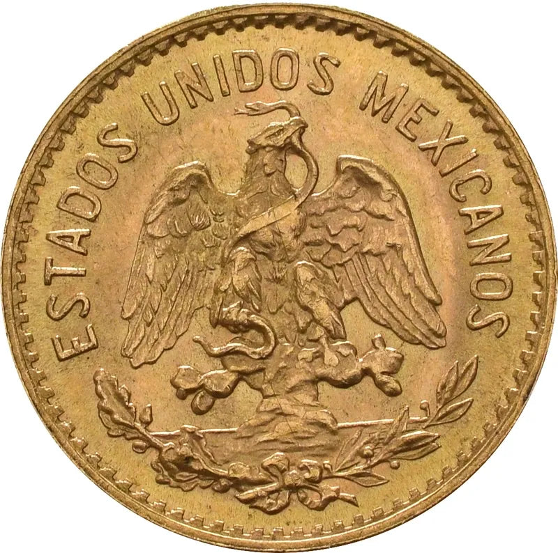 5 Pesos (Mexique) - Or - Diverses années