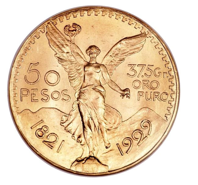 50 Pesos (Mexico) - Gold - Various years