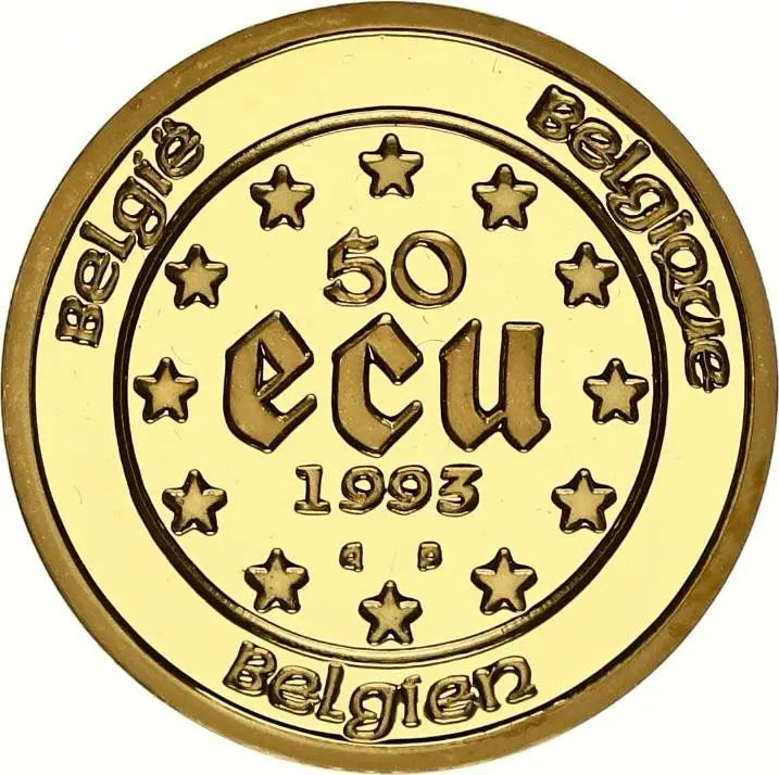 50 Écus (999) - Or - Diverses années