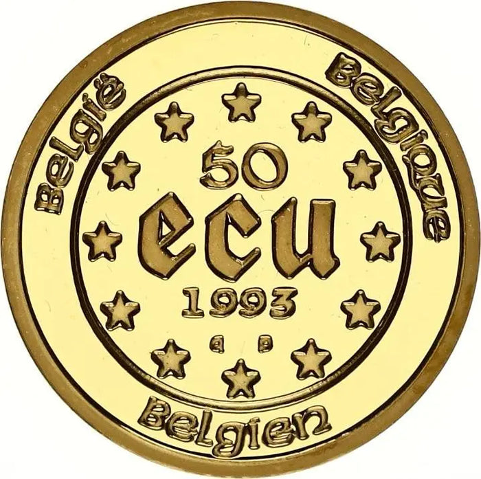 50 Ecus (.999) - Gold - Various years