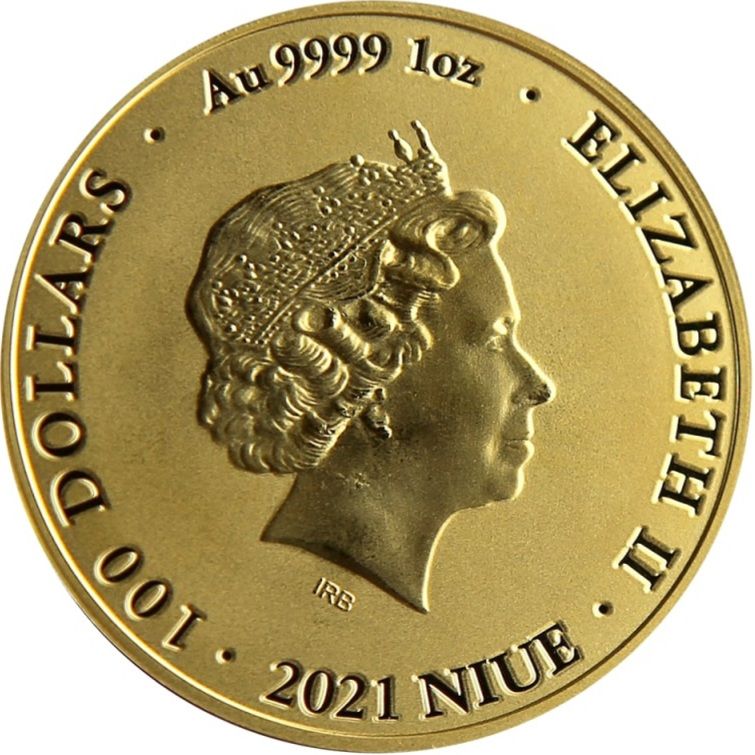 Bitcoin 1 Oz 2022 (100 Dollars) - Or - Diverses années