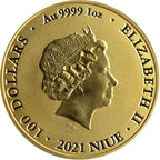 Bitcoin 1 Oz 2022 (100 Dollars) - Or - Diverses années