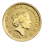 Britannia 1/10 Oz (10 pounds) - Or - Diverses années