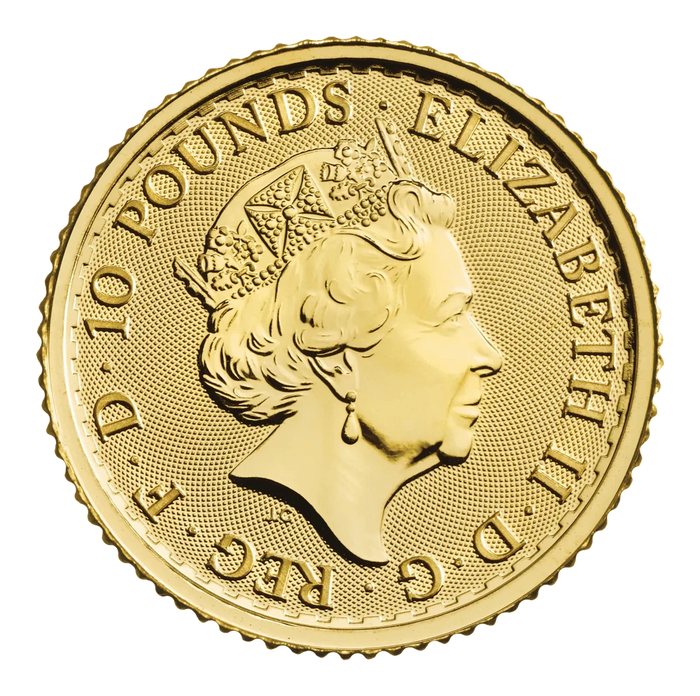 Britannia 1/10 Oz (10 pounds) - Or - Diverses années