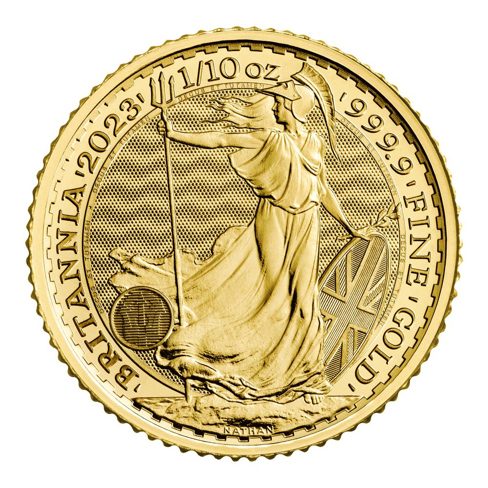 Britannia 1/10 Oz (10 pounds) - Or - Diverses années