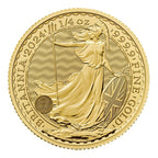 Britannia 1/4 Oz (25 pounds) - Or - Diverses années