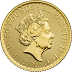 Britannia 1/2 Oz (50 pounds) - Or - Diverses années