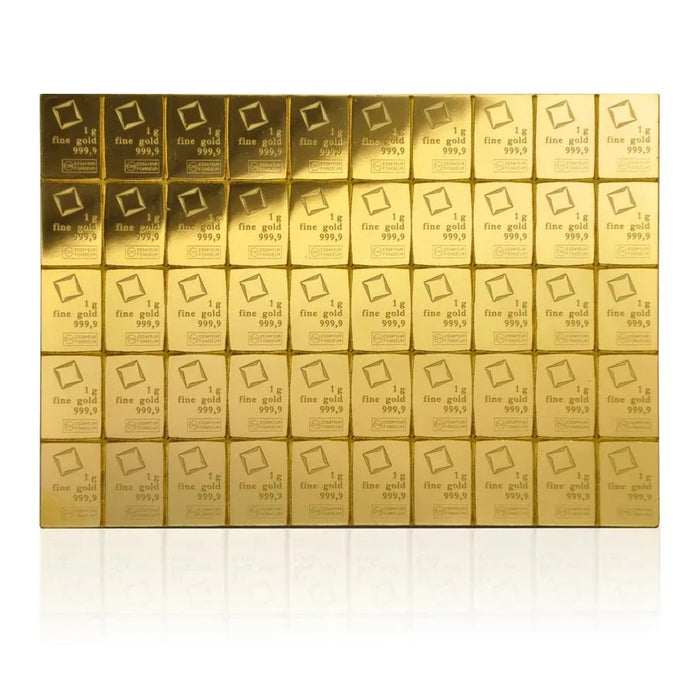 Combibar Or - 50 x 1gr - Circulant - Divers producteurs
