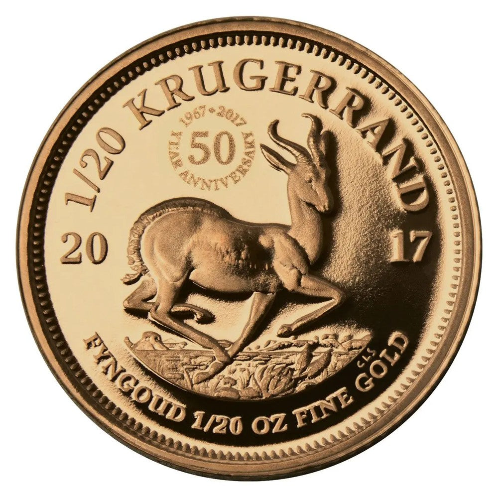 Krugerrand 1/20 Oz - Or - Diverses années
