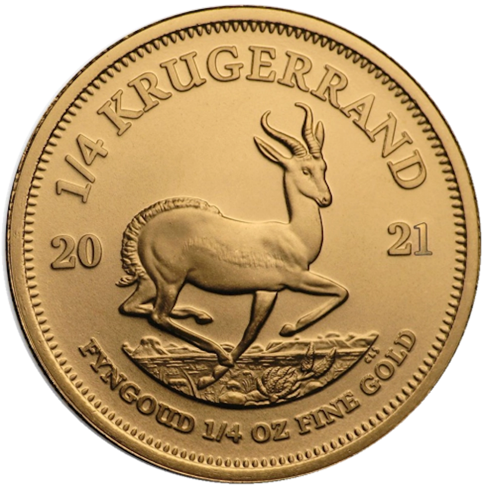 Krugerrand 1/4 Oz - Or - Diverses années
