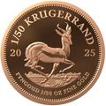 Krugerrand 1/50 Oz - Or - Diverses années