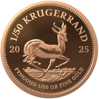 Krugerrand 1/50 Oz - Or - Diverses années