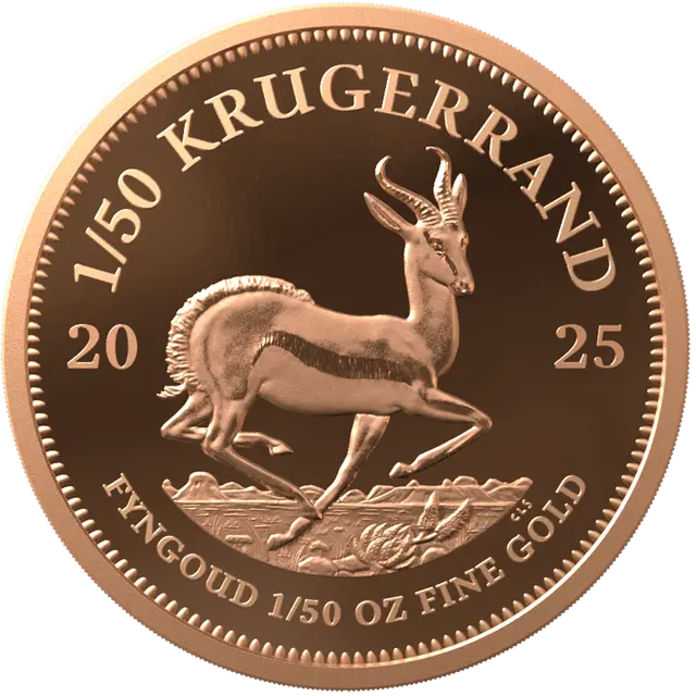 Krugerrand 1/50 Oz - Or - Diverses années
