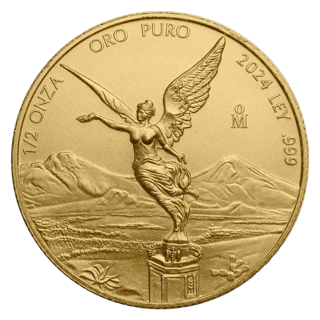 Libertad 1/2 Oz (Mexique) - Or - Diverses années