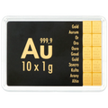 Combibar Or - 10 x 1gr - Circulant - Valcambi