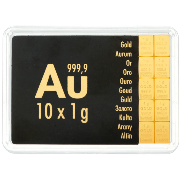 Combibar Or - 10 x 1gr - Circulant - Valcambi
