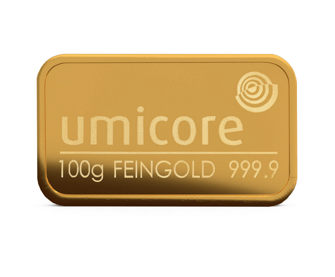 Lingot Or - 100gr - Circulant - Divers producteurs