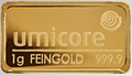 Lingot Or - 1gr - Circulant - Divers producteurs