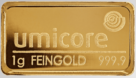 Lingot Or - 1gr - Circulant - Divers producteurs