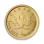 Maple Leaf 1/20 Oz - Or - Diverses années