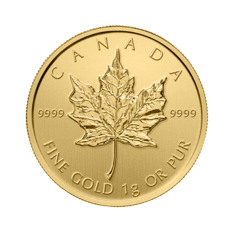 Maple Leaf 1g (50 cents) - Or - Diverses années