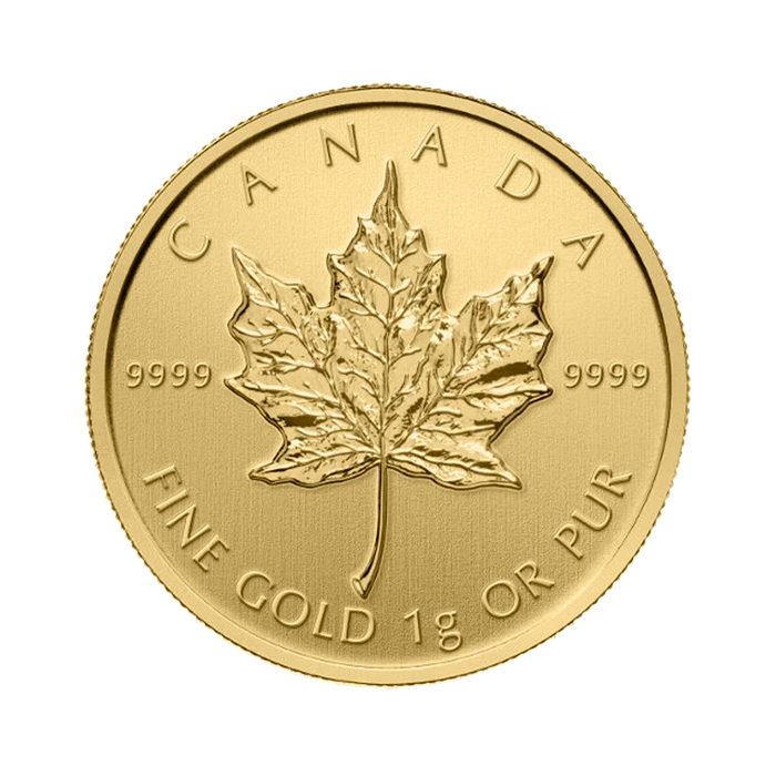Maple Leaf 1g (50 cents) - Or - Diverses années
