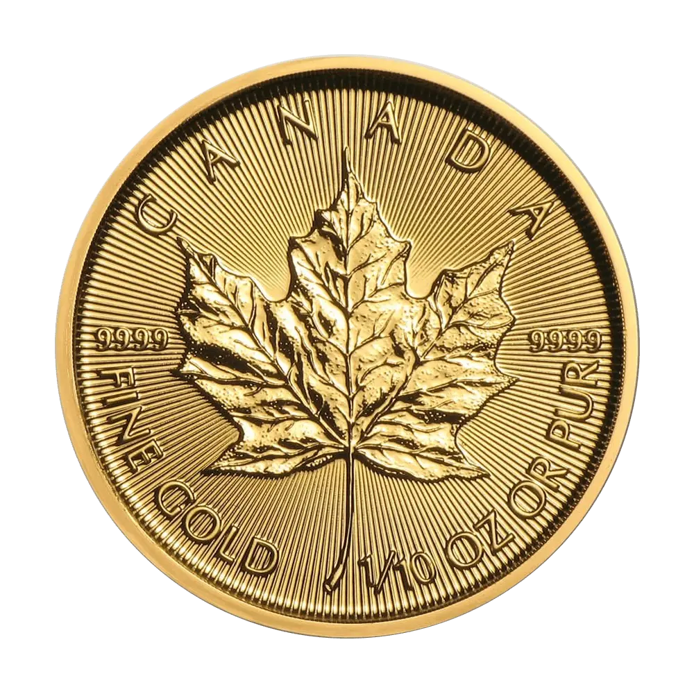 Maple Leaf 1/10 Oz - Or - Diverses années