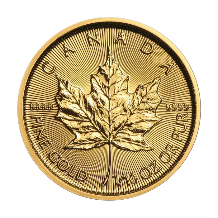 Maple Leaf 1/10 Oz - Or - Diverses années