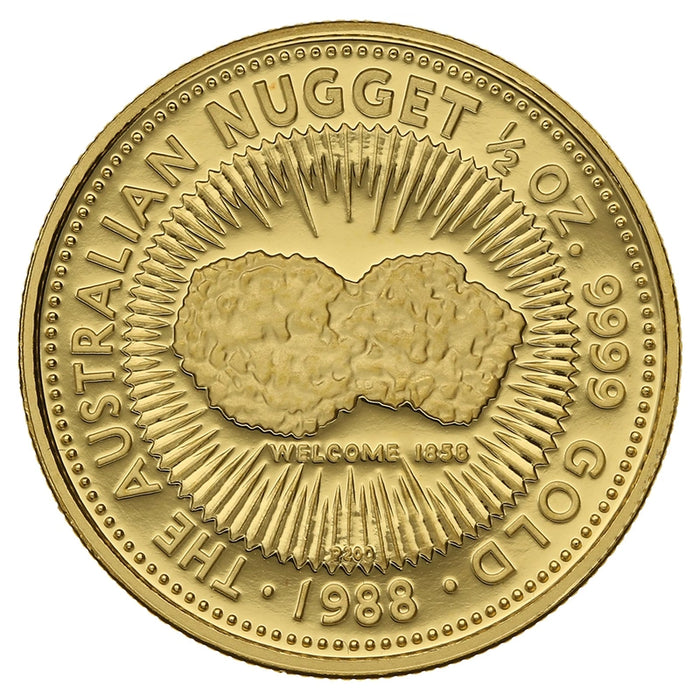 Nugget 1/2 Oz (Australie) - Or - Diverses années