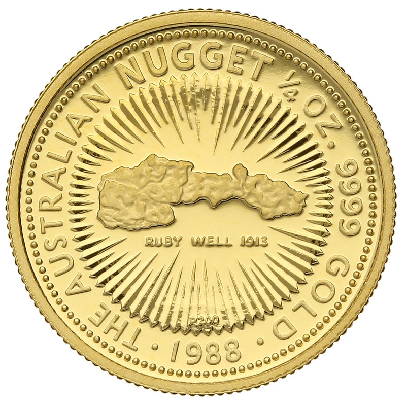 Nugget 1/4 Oz (Australia) - Gold - Various years
